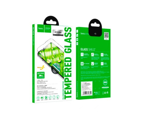 Захисне скло HOCO A12Plus Nano 3D full screen protection tempered glass for iPhone 15 Plus mag-694200760768134043