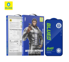 Захисне скло BLUEO Full Cover HD Glass Anti-Static PBJ1 for iPhone 12 Pro Max чорне mag-6934663711383140723