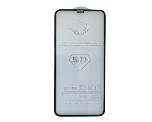 Захисне скло 5D Strong for iPhone XS Max/ 11 Pro Max чорне тех. пак. mag-200000097020228328