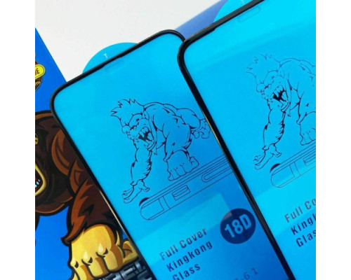 Захисне скло King Kong for iPhone 12 /12 Pro (6.1'') чорне mag-200000133512342385