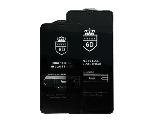 Захисне скло 6D Anti-static for iPhone 6/6S чорне тех. пак. mag-20000012506245952