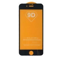 Захисне скло 9D iPhone 6 чорне тех пак mag-200000120886122811