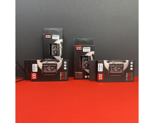 Захисне скло 10D PET+ PMMA for Apple Watch 42 mm чорне mag-200000113659149729