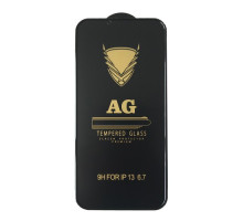 Захисне скло OG Matte iPhone 13 Pro Max/ 14 Plus black тех упаковка mag-2000001363737100920