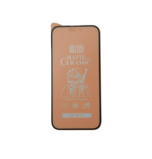Захисне скло Ceramic MATTE for iPhone 15/16 чорне тех пак mag-2000001461761104241