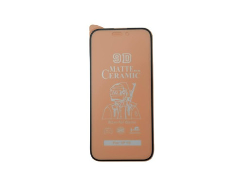 Захисне скло Ceramic MATTE for iPhone 15/16 чорне тех пак mag-2000001461761104241