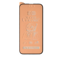 Захисне скло Ceramic MATTE for iPhone 14 Pro чорне тех. пак. mag-2000001415474137840