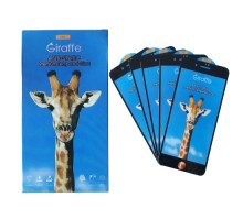 Giraffe Anti-static glass for iPhone 7/8 black тех упаковка (5шт) mag-2000001431672142086