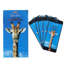 Giraffe Anti-static glass for iPhone 7/8 black тех упаковка (5шт) mag-2000001431672142086