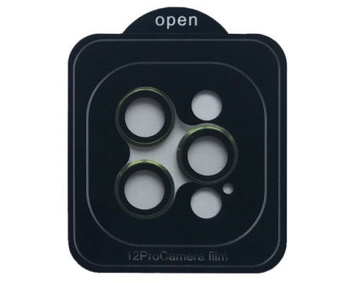 Захисне скло Camera METAL for iPhone 12 Pro dark green mag-2000001557433135463