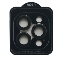 Захисне скло Camera METAL for iPhone 13 Pro/13 Pro Max black mag-2000001557785141242