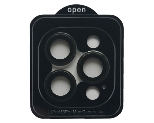 Захисне скло Camera METAL for iPhone 13 Pro/13 Pro Max black mag-2000001557785141242