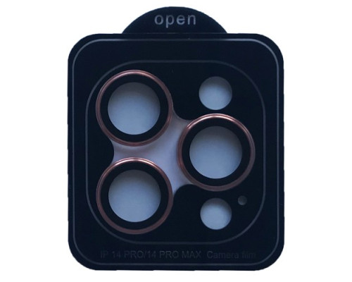 Захисне скло Camera METAL for iPhone 14 Pro/14 Pro Max pink mag-200000155791455118