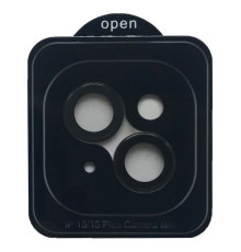Захисне скло Camera METAL for iPhone 15/15 Plus black mag-200000155810255135