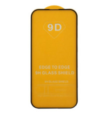 Захисне скло 9D iPhone 16/15 чорне тех пак mag-2000001575239140618