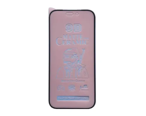 Захисне скло Ceramic MATTE for iPhone 17 Pro чорне тех пак mag-2000001640333146876
