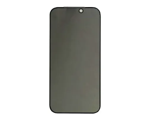 Захисне скло PRIVACY GLASS (Анти-шпигун) for iPhone 18 Pro Max чорне тех.пак mag-2000001683941154116