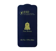Захисне скло ESD 4S (anti-static) for iPhone 17 Pro Max чорне тех.пак. mag-2000001625347144248