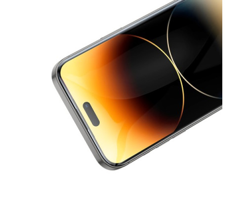 Захисне скло HOCO A34 9D Large Arc dustproof for iPhone 15 Pro Black mag-6942007607452133861
