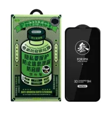 Захисне скло Remax Privacy 3D GL-27 for iPhone 13 Pro Max / 14 Plus чорне mag-6954851201755152183