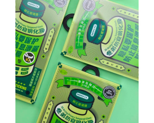 Захисне скло Remax Privacy 3D GL-27 for iPhone 15 Pro чорне mag-6954851215028142730