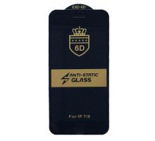 Захисне скло 6D Anti-static for iPhone 7/8 чорне тех. пак. mag-20000012506485954