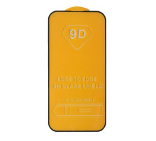 Захисне скло 9D iPhone 14 Pro чорне тех пак mag-2000001450673103827