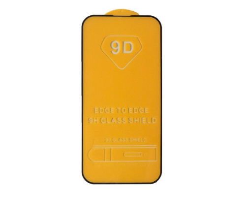 Захисне скло 9D iPhone 14 Pro чорне тех пак mag-2000001450673103827