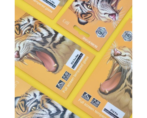 Захисне скло BOROFONE for iPhone 15/16 чорне mag-200000147990235028