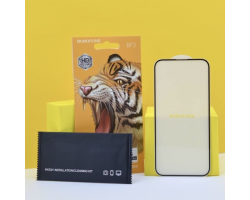 Захисне скло BOROFONE for iPhone 15/16 чорне mag-200000147990235028