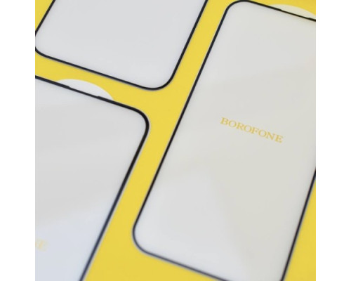 Захисне скло BOROFONE for iPhone 15/16 чорне mag-200000147990235028
