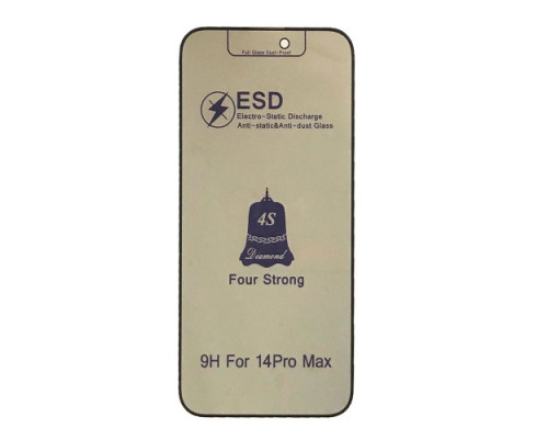 Захисне скло ESD PRIVACY GLASS for iPhone 14 Pro Max / 15 Plus / 16 Plus чорне тех пак mag-200000142732331198