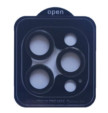 Захисне скло Camera METAL for iPhone 16 Pro / 16 Pro Max black mag-2000001545515100317