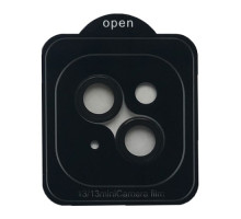 Захисне скло Camera METAL for iPhone 13 / 13 mini black mag-2000001557716142435
