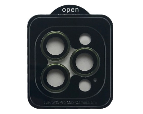 Захисне скло Camera METAL for iPhone 13 Pro/13 Pro Max green mag-2000001557822141243