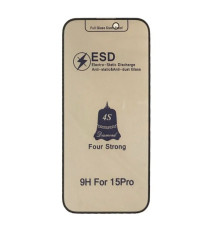 Захисне скло ESD PRIVACY GLASS for iPhone 15 Pro чорне тех пак mag-200000152572230006