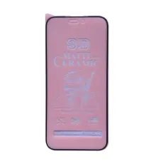 Захисне скло Ceramic MATTE for iPhone 17 Pro Max чорне тех пак mag-2000001640340146877