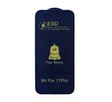 Захисне скло ESD 4S (anti-static) for iPhone 17 Pro чорне тех.пак. mag-2000001625354144249