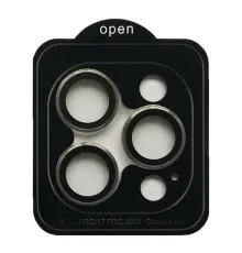 Захисне скло Camera METAL for iPhone 17 Pro / 17 Pro Max titanium grey mag-2000001625392144548