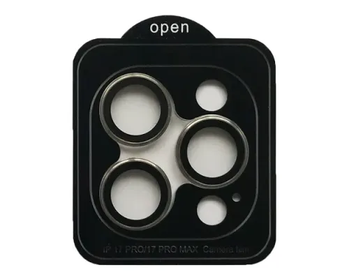 Захисне скло Camera METAL for iPhone 17 Pro / 17 Pro Max titanium grey mag-2000001625392144548