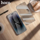 Захисне скло HOCO A34 Plus 9D Large Arc Anti-spy dustproof for iPhone 14 Pro Black mag-694200760469734957