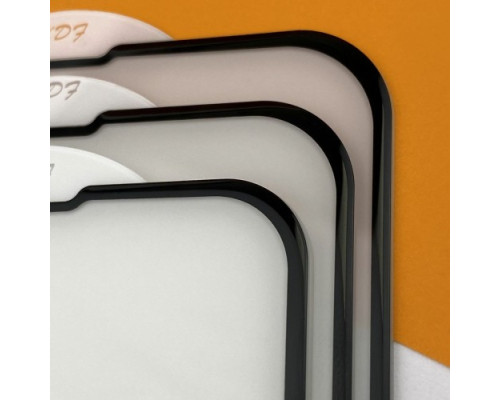 Захисне скло 5D Strong for iPhone 12 / 12 Pro (6.1'') чорне тех. пак mag-200000122406911354