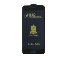 Захисне скло ESD 4S (anti-static) for iPhone 7/8 чорне тех. пак. mag-200000135259543857