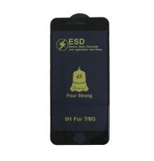 Захисне скло ESD 4S (anti-static) for iPhone 7/8 чорне тех. пак. mag-200000135259543857
