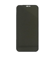 Захисне скло PRIVACY GLASS (Анти-шпигун) for iPhone 12 Pro Max (6.7'') чорне тех. пак. mag-200000130858537475