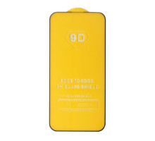 Захисне скло 9D iPhone 14 Pro Max чорне тех пак mag-2000001450680103828