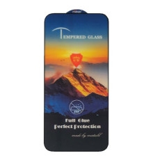 Захисне скло Full Glue for iPhone 15 Pro Max чорне тех.пак. mag-2000001459867100101