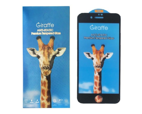 Giraffe Anti-static glass for iPhone 7/8 black mag-200000142990739163