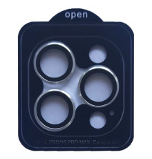 Захисне скло Camera METAL for iPhone 16 Pro / 16 Pro Max silver mag-2000001545522100318