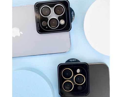 Захисне скло Camera METAL for iPhone 15/15 Plus gold mag-200000155813355137